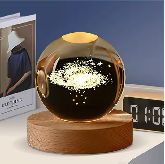Galaxy Cosmic Crystal Sphere Lamps
